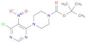 1-Piperazinecarboxylic acid, 4-(6-chloro-5-nitro-4-pyrimidinyl)-, 1,1-dimethylethyl ester