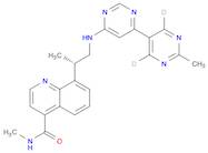 4-Quinolinecarboxamide, N-methyl-8-[(1S)-1-methyl-2-[(2'-methyl[4,5'-bipyrimidin]-6-yl-4',6'-d2)...