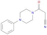 1-Piperazinepropanenitrile, β-oxo-4-phenyl-