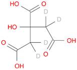 1,2,3-Propane-1,1,3,3-d4-tricarboxylic acid, 2-hydroxy- (9CI)