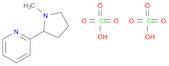 Pyridine, 2-(1-methyl-2-pyrrolidinyl)-, perchlorate (1:2)