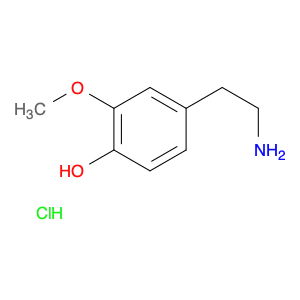 Phenol, 4-(2-aminoethyl)-2-methoxy-, hydrochloride (1:1)