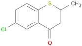 4H-1-Benzothiopyran-4-one, 6-chloro-2,3-dihydro-2-methyl-