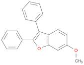 Benzofuran, 6-methoxy-2,3-diphenyl-