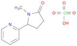 2-Pyrrolidinone, 1-methyl-5-(2-pyridinyl)-, perchlorate (1:1)