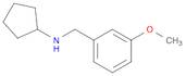 Benzenemethanamine, N-cyclopentyl-3-methoxy-