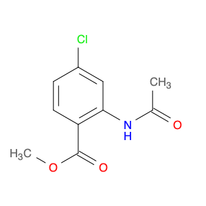 Benzoic acid, 2-(acetylamino)-4-chloro-, methyl ester