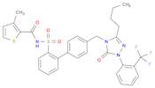 2-Thiophenecarboxamide, N-[[4'-[[3-butyl-1,5-dihydro-5-oxo-1-[2-(trifluoromethyl)phenyl]-4H-1,2,4-…