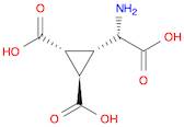 1,2-Cyclopropanedicarboxylic acid, 3-[(S)-aminocarboxymethyl]-, (1R,2R)-