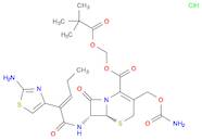 5-Thia-1-azabicyclo[4.2.0]oct-2-ene-2-carboxylic acid, 3-[[(aminocarbonyl)oxy]methyl]-7-[[(2Z)-2-(…