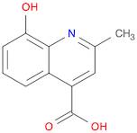 4-Quinolinecarboxylic acid, 8-hydroxy-2-methyl-