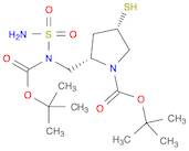 1-Pyrrolidinecarboxylic acid, 2-[[(aminosulfonyl)[(1,1-dimethylethoxy)carbonyl]amino]methyl]-4-mer…