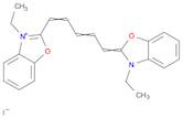 Benzoxazolium, 3-ethyl-2-[5-(3-ethyl-2(3H)-benzoxazolylidene)-1,3-pentadien-1-yl]-, iodide (1:1)