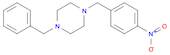 Piperazine, 1-[(4-nitrophenyl)methyl]-4-(phenylmethyl)-