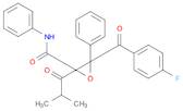 2-Oxiranecarboxamide, 3-(4-fluorobenzoyl)-2-(2-methyl-1-oxopropyl)-N,3-diphenyl-