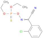 Phosphorothioic acid, O-[[(2-chlorophenyl)cyanomethylene]azanyl] O,O-diethyl ester