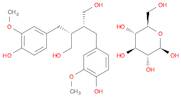 β-D-Glucopyranose, diglycoside with (2R,3R)-2,3-bis[(4-hydroxy-3-methoxyphenyl)methyl]-1,4-butan...