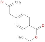 Benzoic acid, 4-(2-bromo-2-propen-1-yl)-, ethyl ester