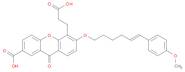 9H-Xanthene-4-propanoic acid, 7-carboxy-3-[[(5E)-6-(4-methoxyphenyl)-5-hexen-1-yl]oxy]-9-oxo-