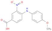 Benzoic acid, 4-[(4-methoxyphenyl)amino]-3-nitro-