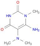 2,4(1H,3H)-Pyrimidinedione, 6-amino-5-(dimethylamino)-1-methyl-