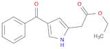 1H-Pyrrole-2-acetic acid, 4-benzoyl-, ethyl ester