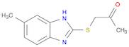 2-Propanone, 1-[(6-methyl-1H-benzimidazol-2-yl)thio]-