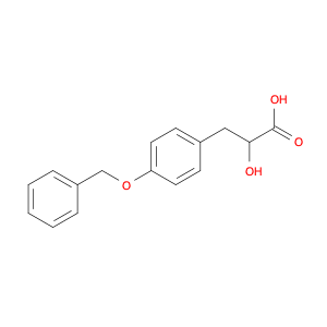 Benzenepropanoic acid, α-hydroxy-4-(phenylmethoxy)-