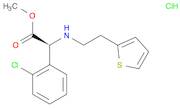 Benzeneacetic acid, 2-chloro-α-[[2-(2-thienyl)ethyl]amino]-, methyl ester, hydrochloride (1:1), ...