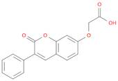 Acetic acid, 2-[(2-oxo-3-phenyl-2H-1-benzopyran-7-yl)oxy]-