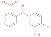 Benzoic acid, 2-(4-chloro-3-methylbenzoyl)-