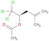 4-Penten-2-ol, 1,1,1-trichloro-4-methyl-, acetate, (R)- (9CI)