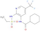 Cyclohexanecarboxamide, N-[2-[(ethylsulfonyl)amino]-5-(trifluoromethyl)-3-pyridinyl]-