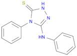 3H-1,2,4-Triazole-3-thione, 2,4-dihydro-4-phenyl-5-(phenylamino)-