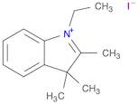 3H-Indolium, 1-ethyl-2,3,3-trimethyl-, iodide (1:1)