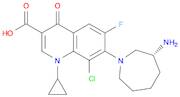 3-Quinolinecarboxylic acid, 7-[(3R)-3-aminohexahydro-1H-azepin-1-yl]-8-chloro-1-cyclopropyl-6-fluo…