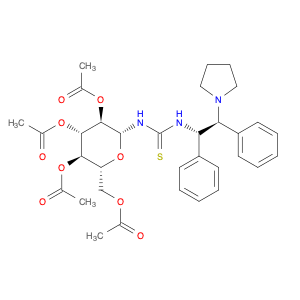 Thiourea, N-[(1S,2S)-1,2-diphenyl-2-(1-pyrrolidinyl)ethyl]-N'-(2,3,4,6-tetra-O-acetyl-β-D-glucopyr…