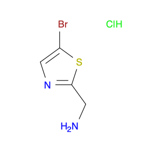 2-Thiazolemethanamine, 5-bromo-, hydrochloride (1:1)