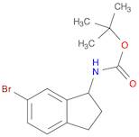 Carbamic acid, N-(6-bromo-2,3-dihydro-1H-inden-1-yl)-, 1,1-dimethylethyl ester