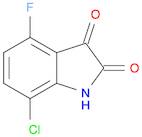 1H-Indole-2,3-dione, 7-chloro-4-fluoro-