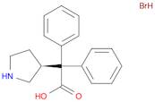 3-Pyrrolidineacetic acid, α,α-diphenyl-, hydrobromide (1:1), (3S)-