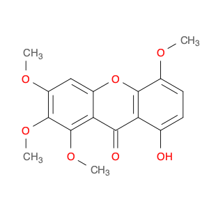 9H-Xanthen-9-one, 8-hydroxy-1,2,3,5-tetramethoxy-