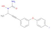 Urea, N-[3-[3-(4-fluorophenoxy)phenyl]-1-methyl-2-propyn-1-yl]-N-hydroxy-