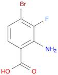 Benzoic acid, 2-amino-4-bromo-3-fluoro-