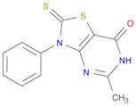 Thiazolo[4,5-d]pyrimidin-7(6H)-one, 2,3-dihydro-5-methyl-3-phenyl-2-thioxo-