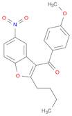 Methanone, (2-butyl-5-nitro-3-benzofuranyl)(4-methoxyphenyl)-