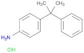 Benzenamine, 4-(1-methyl-1-phenylethyl)-, hydrochloride (1:1)