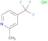 Pyridine, 2-methyl-4-(trifluoromethyl)-, hydrochloride (1:1)