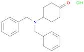 Cyclohexanone, 4-[bis(phenylmethyl)amino]-, hydrochloride (1:1)