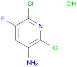 3-Pyridinamine, 2,6-dichloro-5-fluoro-, hydrochloride (1:1)